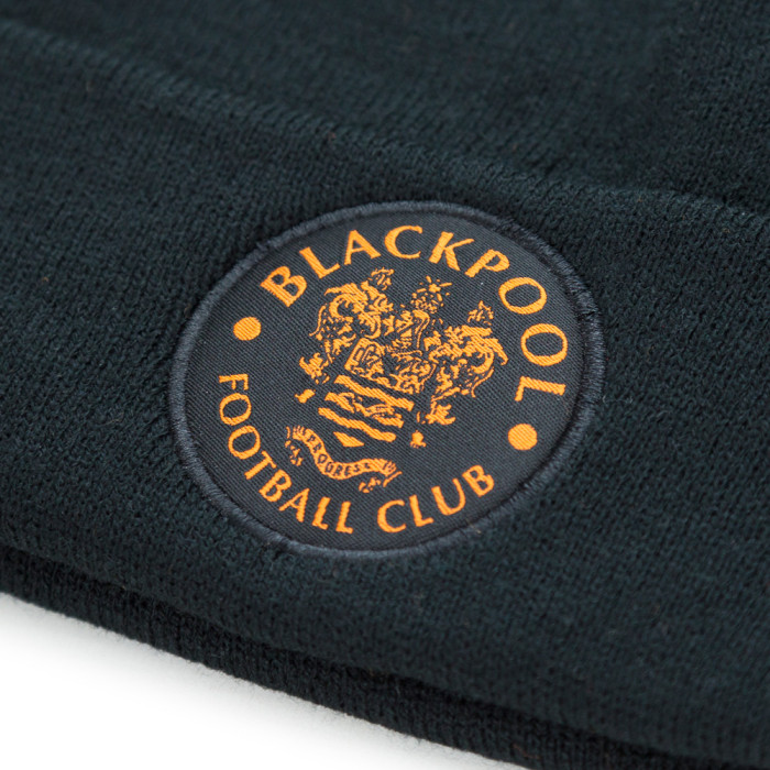 Black Turn-up Beanie Hat 