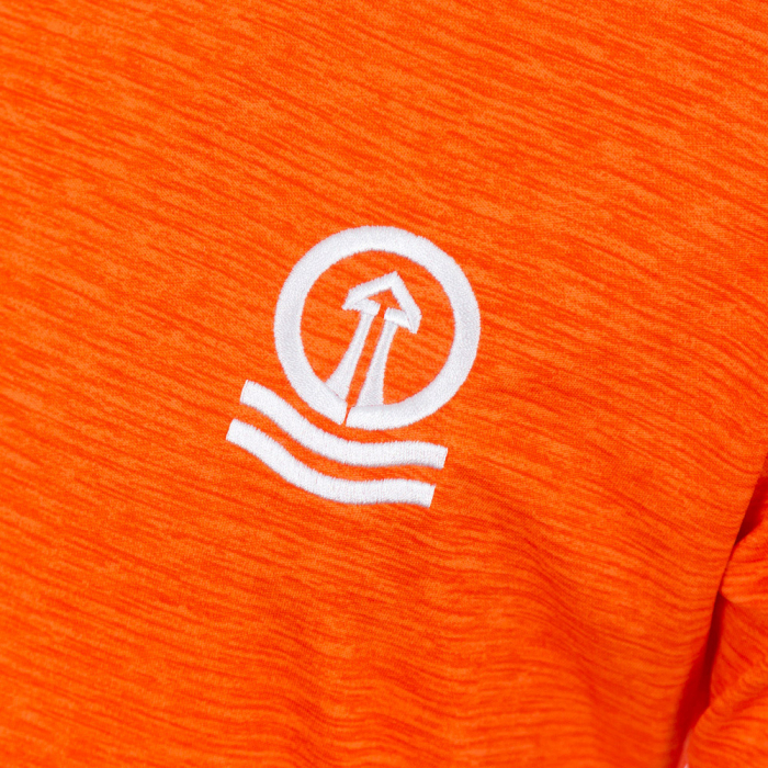 Marl Polyester T Shirt Junior