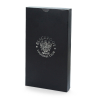 Black Leather Purse with crest