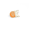 OK Badge Tangerine with Tangerine Crest