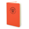 Black on Tangerine Hardback A5 Notebook