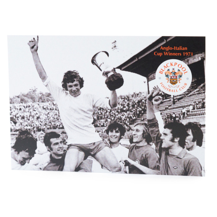 Postcard Angelo Italian Cup 1971