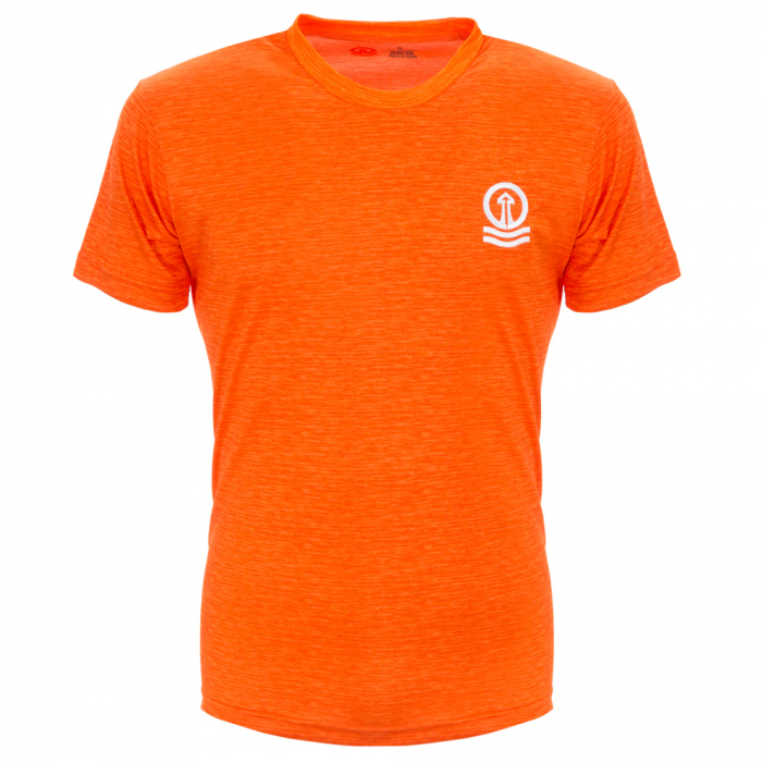 Marl Polyester T Shirt Junior