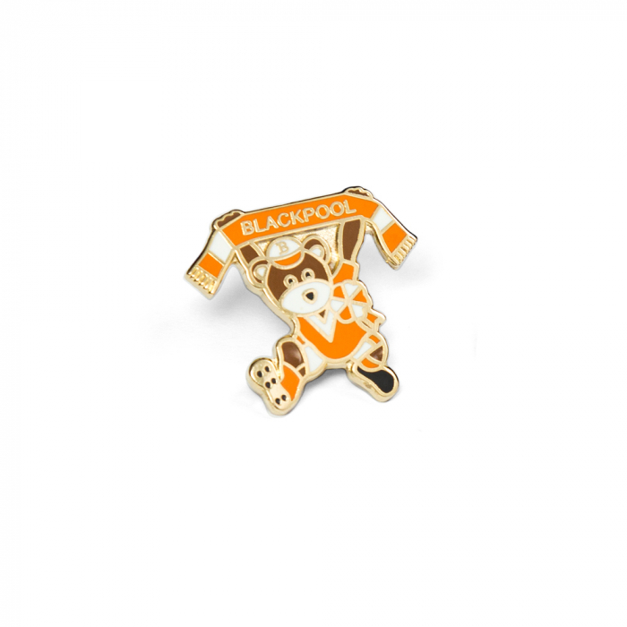 Bloomfield Bear Tangerine Badge