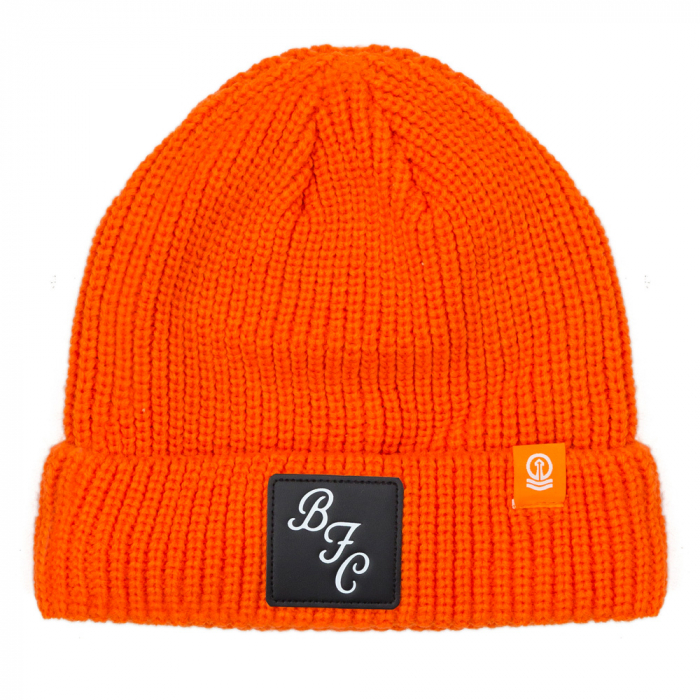 Tangerine Chunky Knit Beanie BFC