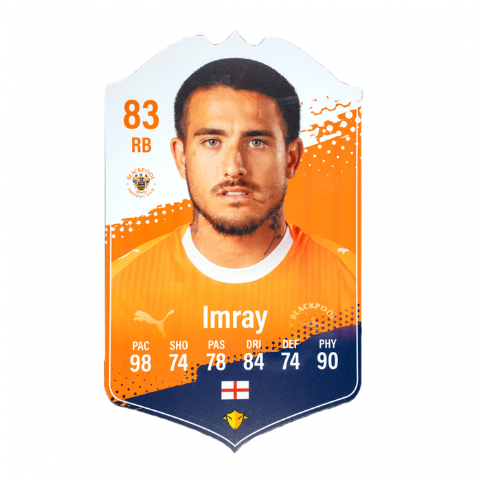 Imray A3 Player Card 25-26