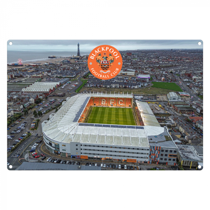 Metal Stadium Sign 300 x 200
